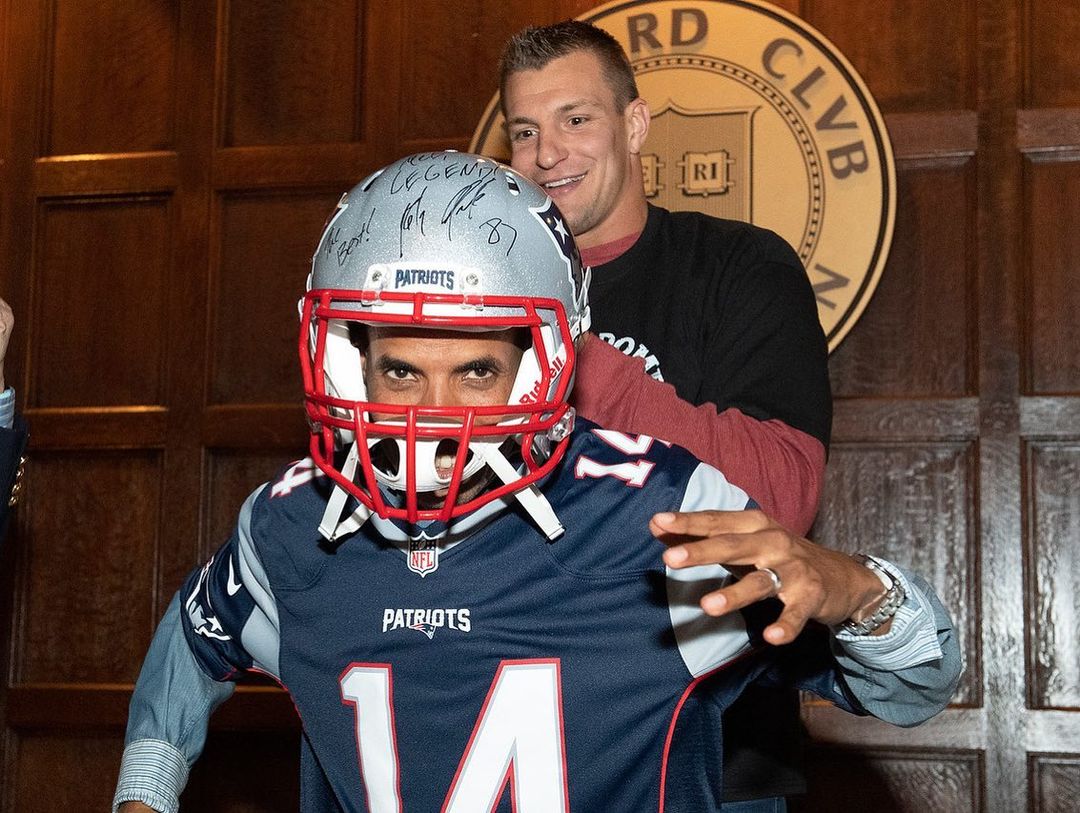 Rob Gronkowski at a CharityTeams fundraising event